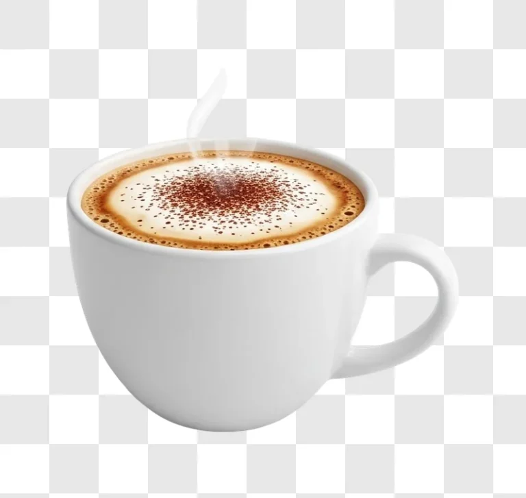 closeup of coffee cup with foam