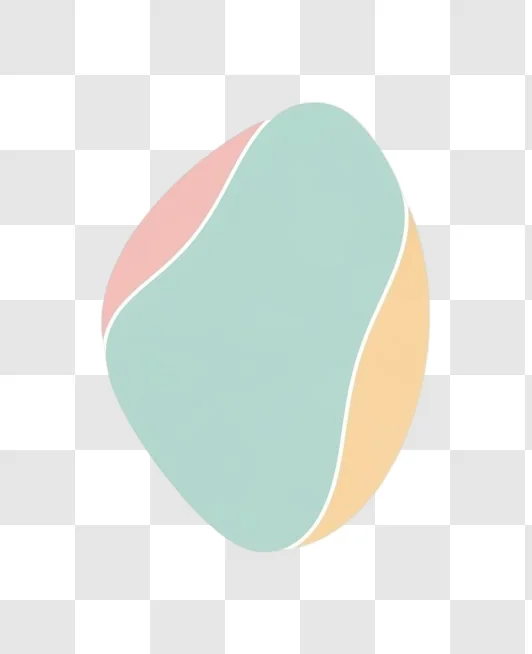 colorful abstract shape design element