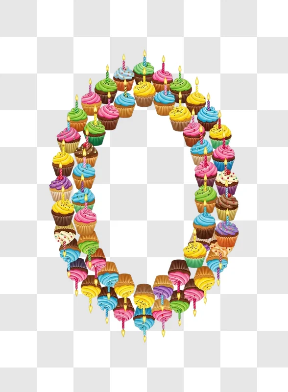 colorful cupcakes with frosting toppings