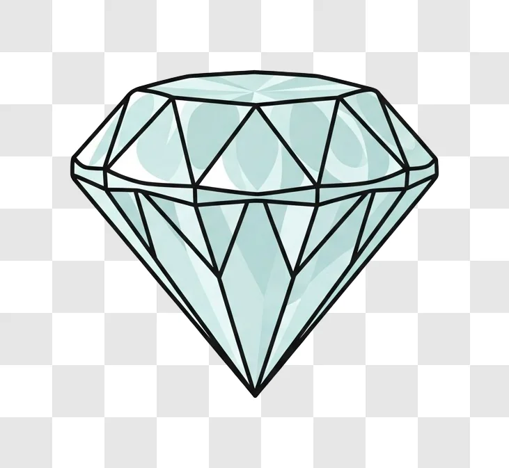 diamond gemstone illustration design element