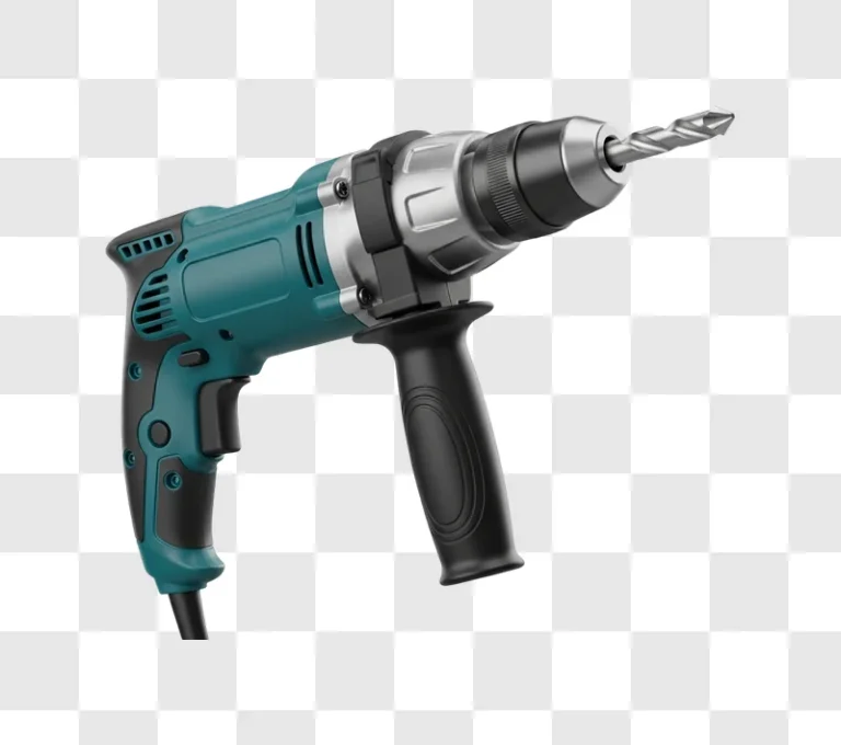 electric drill with metal chuck