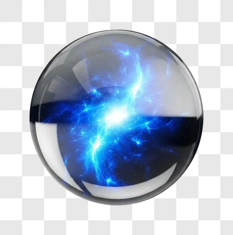 electricity in a glass sphere