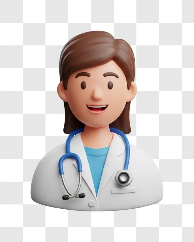 female doctor wearing white coat