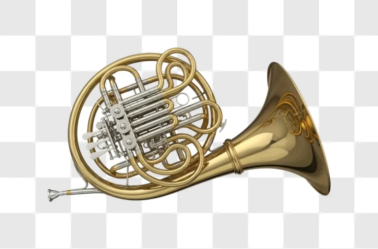 french horn musical instrument brass