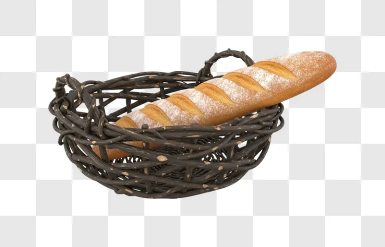freshly baked bread in basket