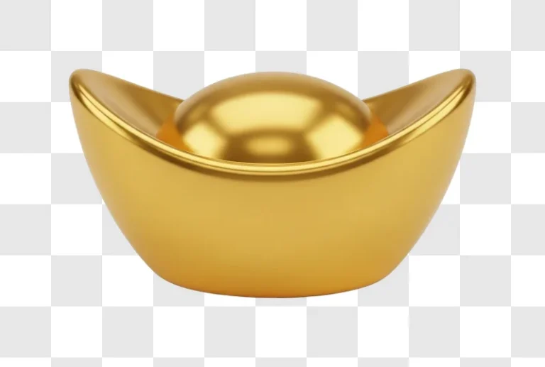 golden prosperity coin bowl decoration