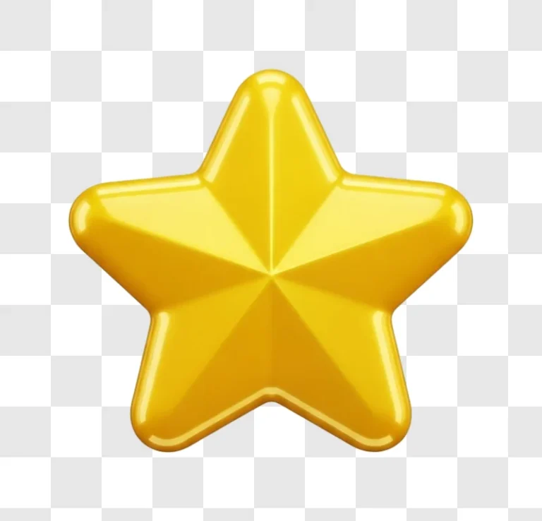 golden star shape icon symbol