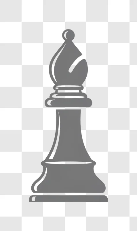 gray chess bishop piece icon png transparent background download for non commercial use