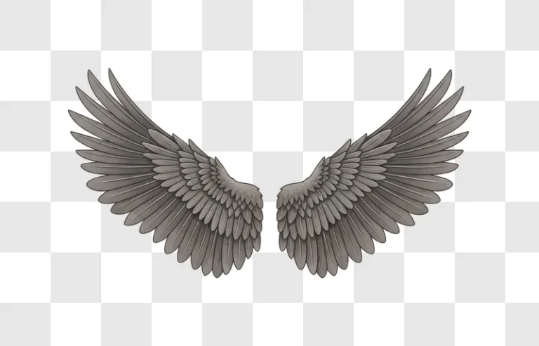 grey bird wings spread wide