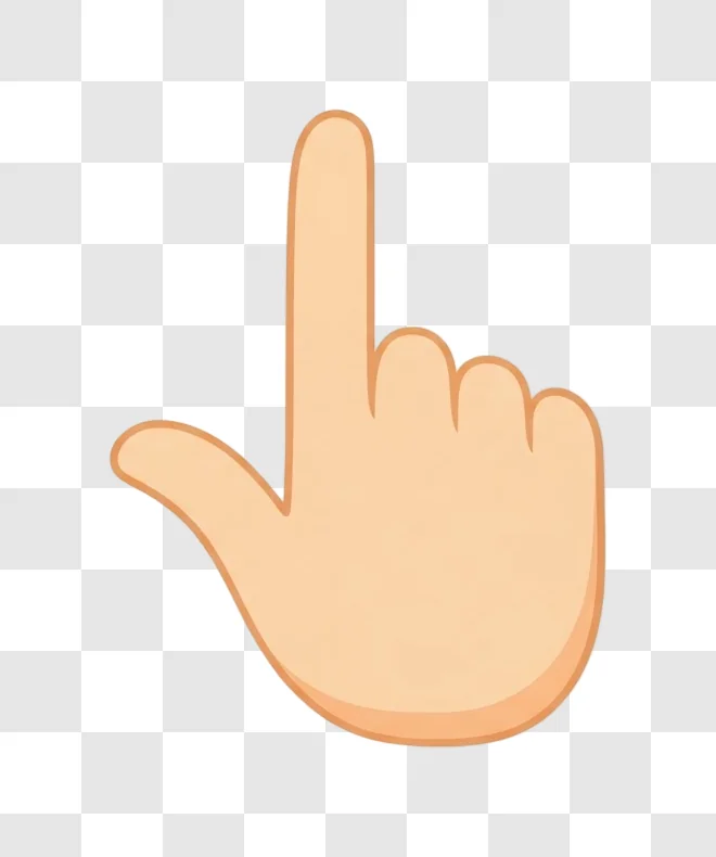 hand with index finger pointing