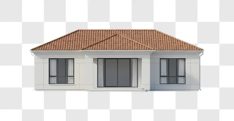 house exterior with tile roof and windows