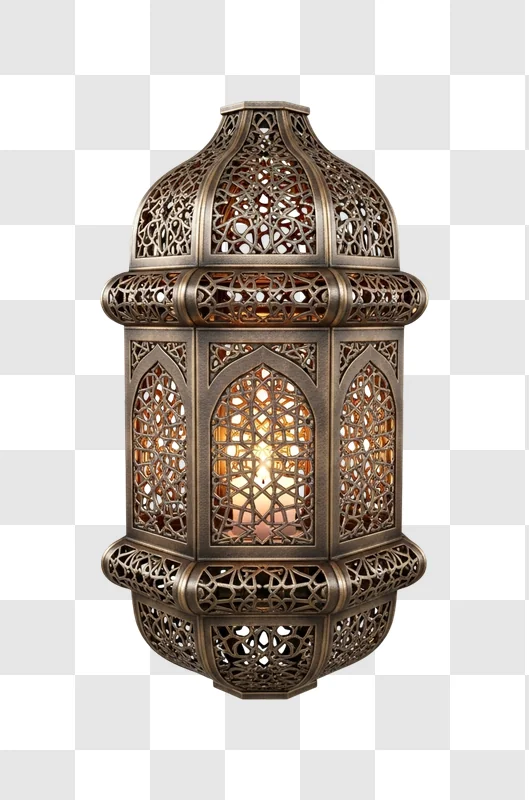 intricate moroccan style metal lantern lamp