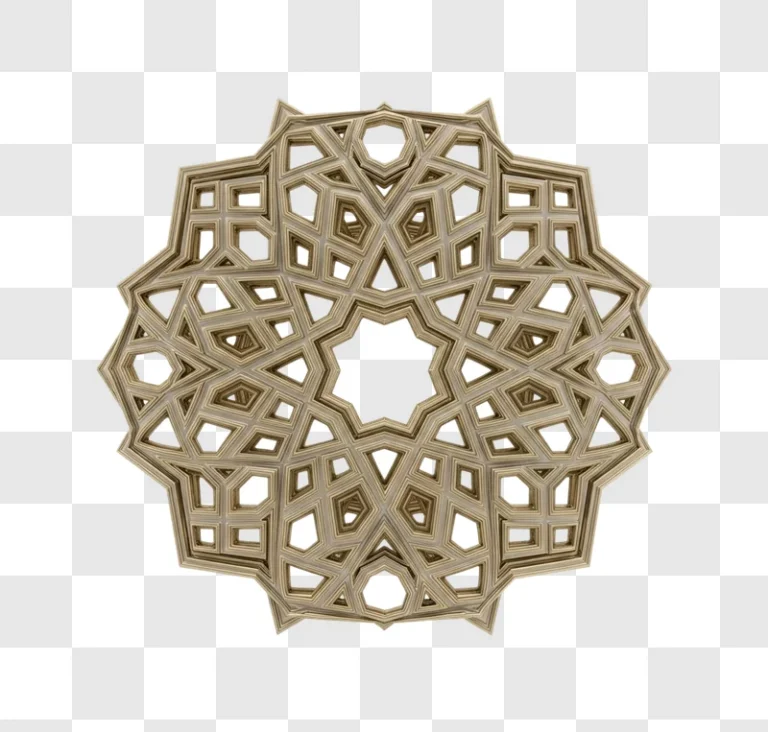 intricate wooden geometric decorative wall art