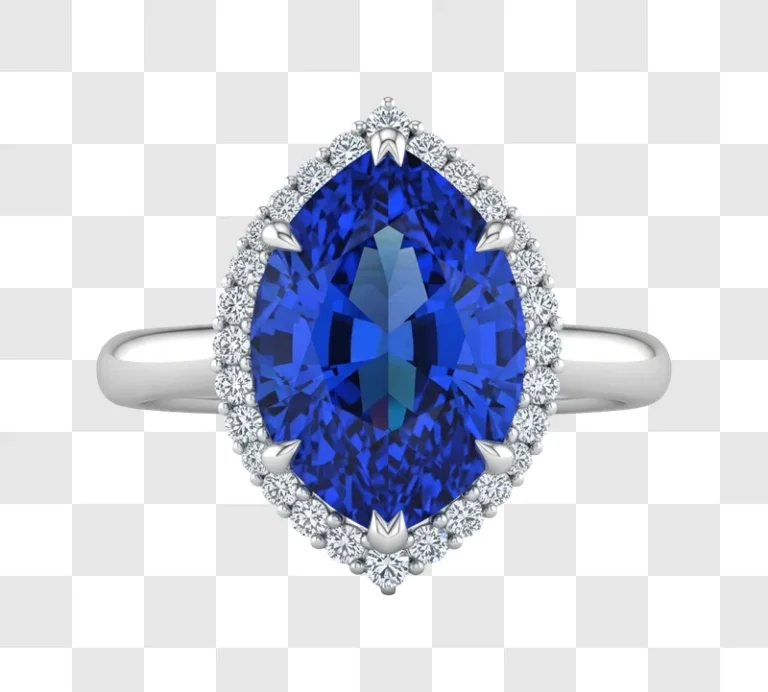 large blue sapphire diamond ring jewelry