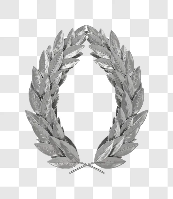 laurel wreath made of leaves