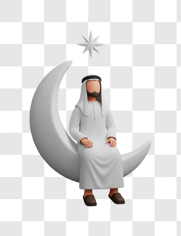 man wearing a white dishdasha sitting