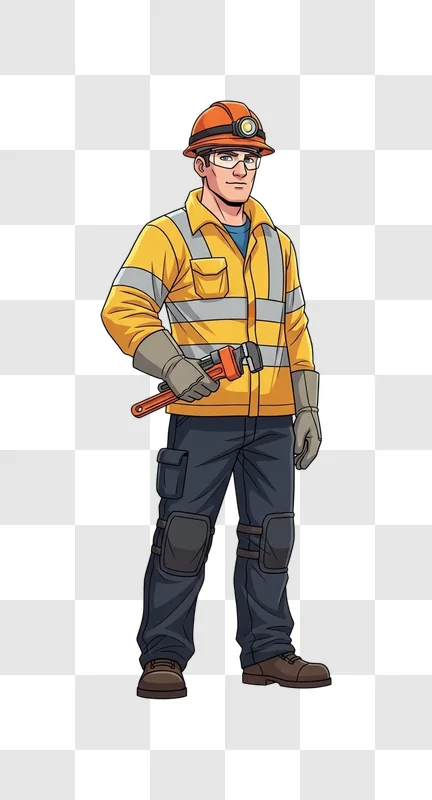 man wearing safety gear and uniform