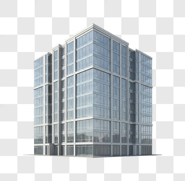 modern glass office building exterior
