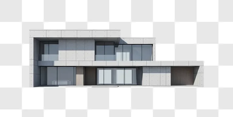 modern minimalist building facade