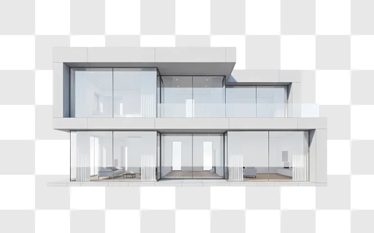 modern minimalist building facade design
