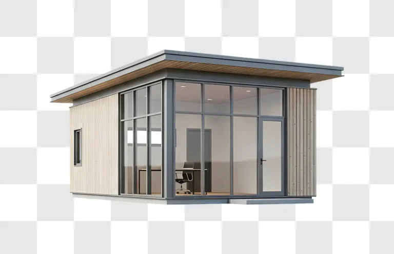 modern prefabricated house exterior