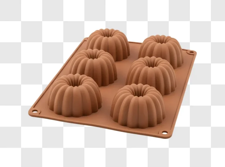 silicone bundt pan with cakes