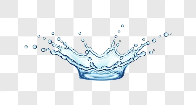 water splashing droplets