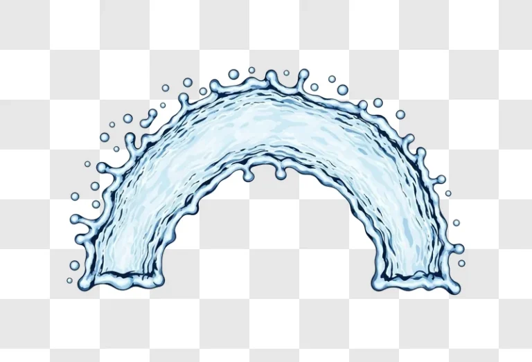 water splashing in mid air