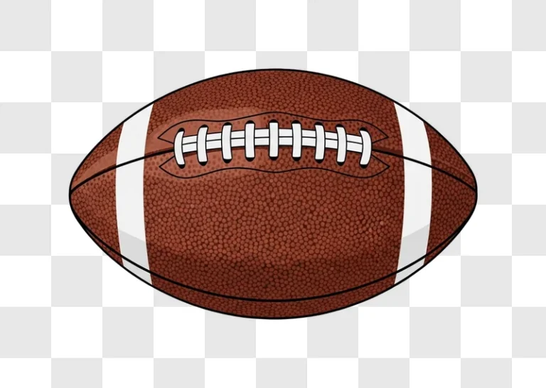 american football ball close up view