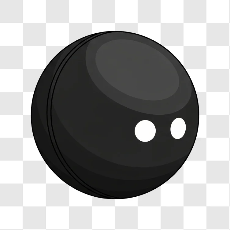 black eight ball pool cue ball