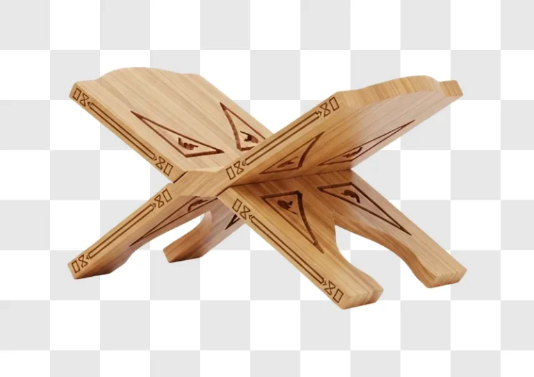 decorative folding table made of wood