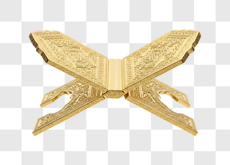 golden quranic book stand islamic premium quality png png transparent background personal use design resource