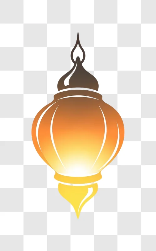 islamic lantern light hanging object web ready transparent element png transparent background free png for personal project