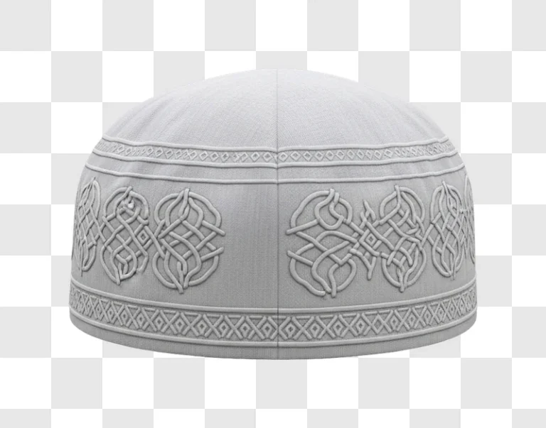 islamic prayer cap for men realistic isolated object png transparent background download for non commercial use