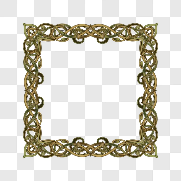ornate celtic knot border