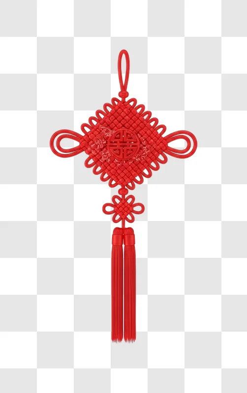 red chinese knot decoration ornament