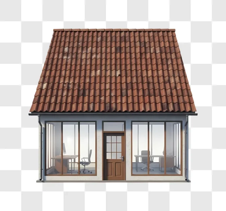 small cottage house exterior front view