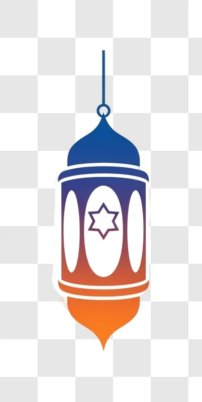 star of david lantern decoration isolated on transparent background png transparent background non commercial use only