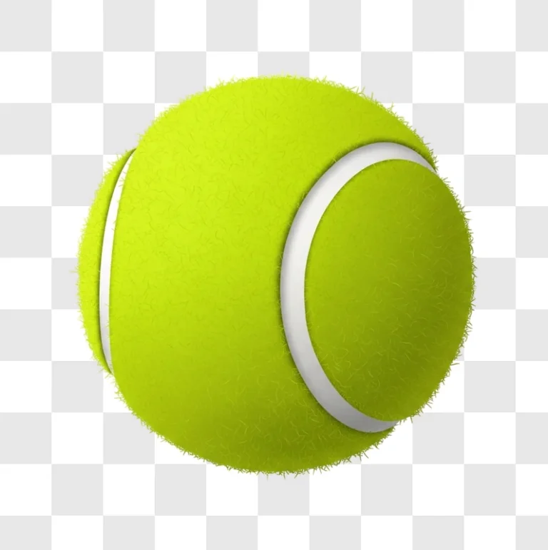 tennis ball with white stripes closeup