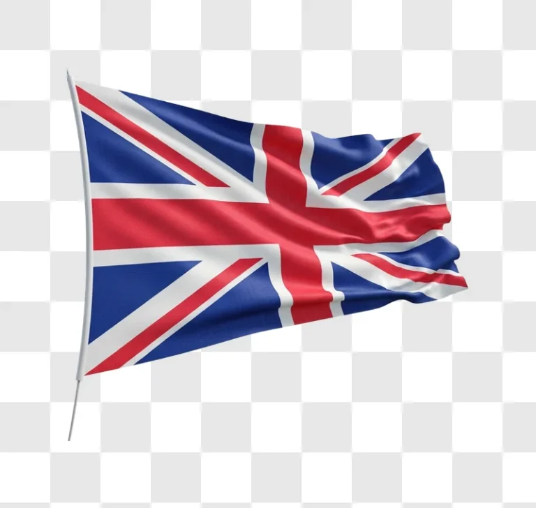 the united kingdom flag waving free