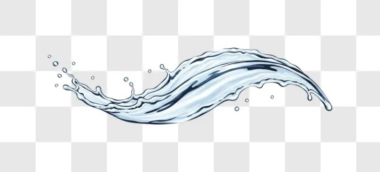 water splashing wave motion