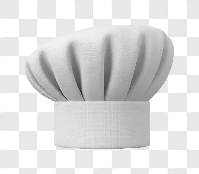 white chef hat on a base