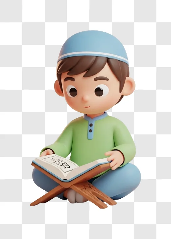 young boy reading holy book web ready transparent element png transparent background personal use design resource