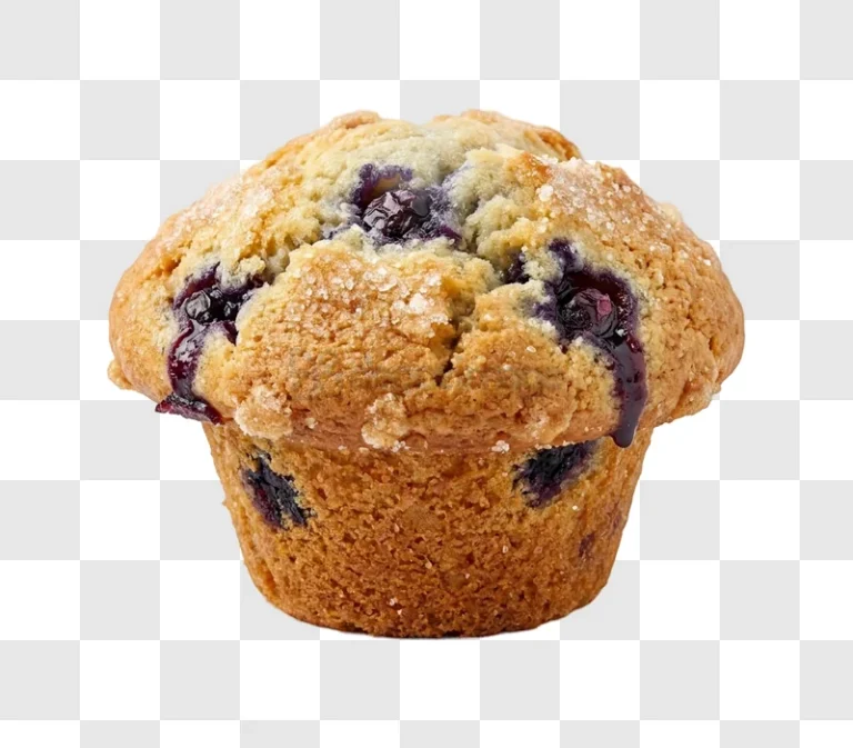 Blueberry Muffin With Sugar Crust golden brown baked good