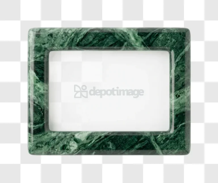 Green Marble Picture Frame With Blank Space, polished green marble, rectangular, blank white space