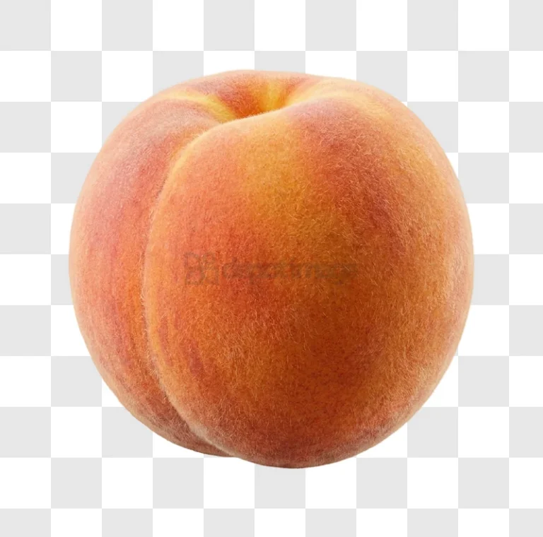 Ripe Peach With Soft Fur orange red fuzzy texture