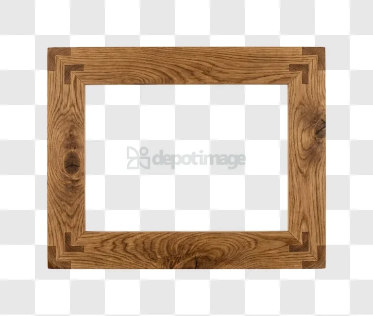 Rustic Wooden Picture Frame With Natural Grain, brown wood grain texture