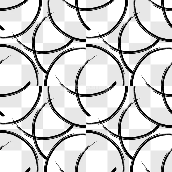 Abstract Brush Stroke Black and White Tile Art black and white pattern