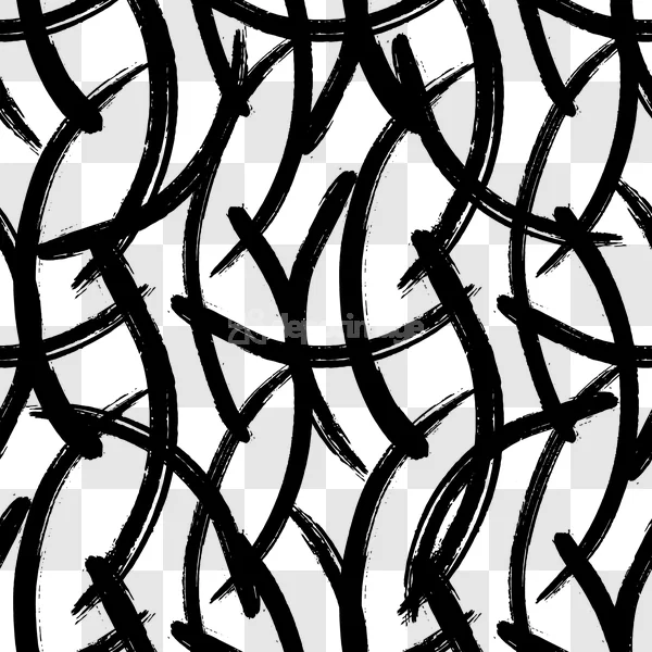 Abstract Brush Stroke Pattern Artistic Ink Seamless dark black background