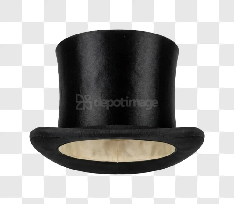 Black Top Hat classic formal wear dark fabric